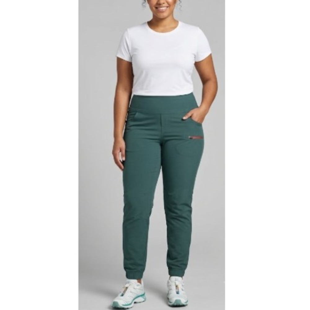 Shredly Women's Deep Sea Green Limitless High Rise Pants Size 14 NWT